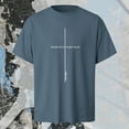 thumbnail image 6 of SLdy Christian Shirts for Men Oversized Tshirts for Men God Faith Religious Tshirt, Navy XXL, 6 of 7
