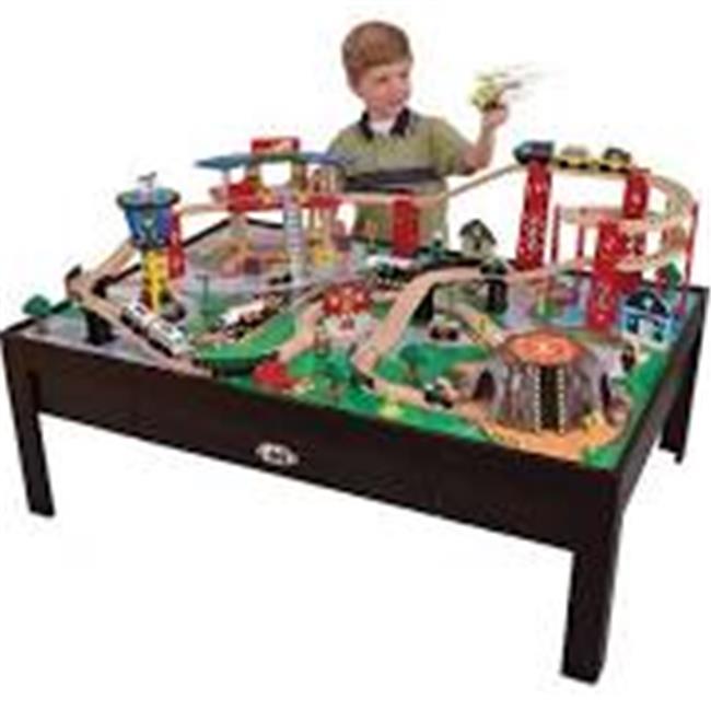 7 x 20.25 x 52 in. Airport Express Train Set & Table - Walmart.com