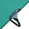 thumbnail image 6 of Outsunny Portable Folding Sun Beach Lounger / Camping Cot with 3-Level Adjustable Backrest & Lightweight Design, Green, 6 of 9