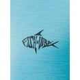 thumbnail image 5 of Fish N Vibe Men's Long Sleeve Performance Fishing Graphic Tee, Aqua Cationic Triple Slam, L, 5 of 9