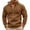 Brown#574, variant on LIIPEE Men Hoodies Solid Color Long Sleeve Hooded Zip Up Tops Man Versatile Casual Daily Party Photoshoot Sweatshirts,Army Green,L