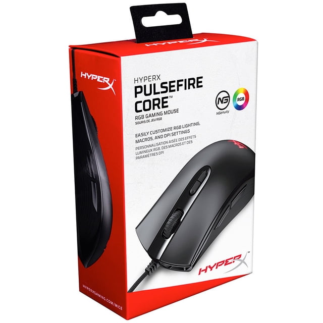 HyperX Pulsefire CORE, un ratón para juegos con cable y pulsaciones extremadamente desconocido, RGB, rosa mágico, aplicable