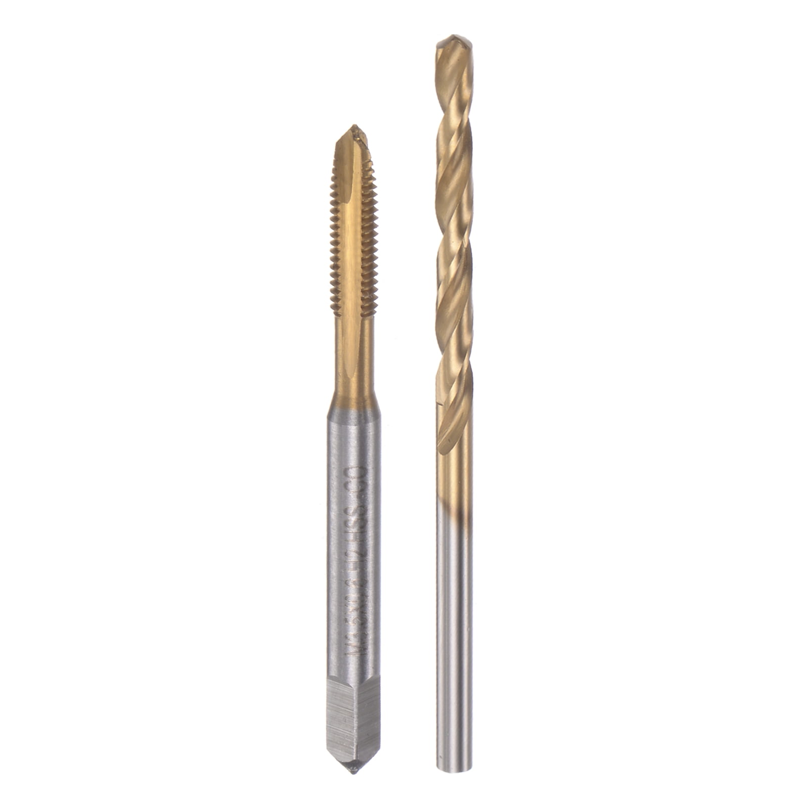 Rosca M35 Polegadas Macho y brocas Juegos, M3.5 x 0.6 Tornillo Rosca Máquina Espiral Punto ...