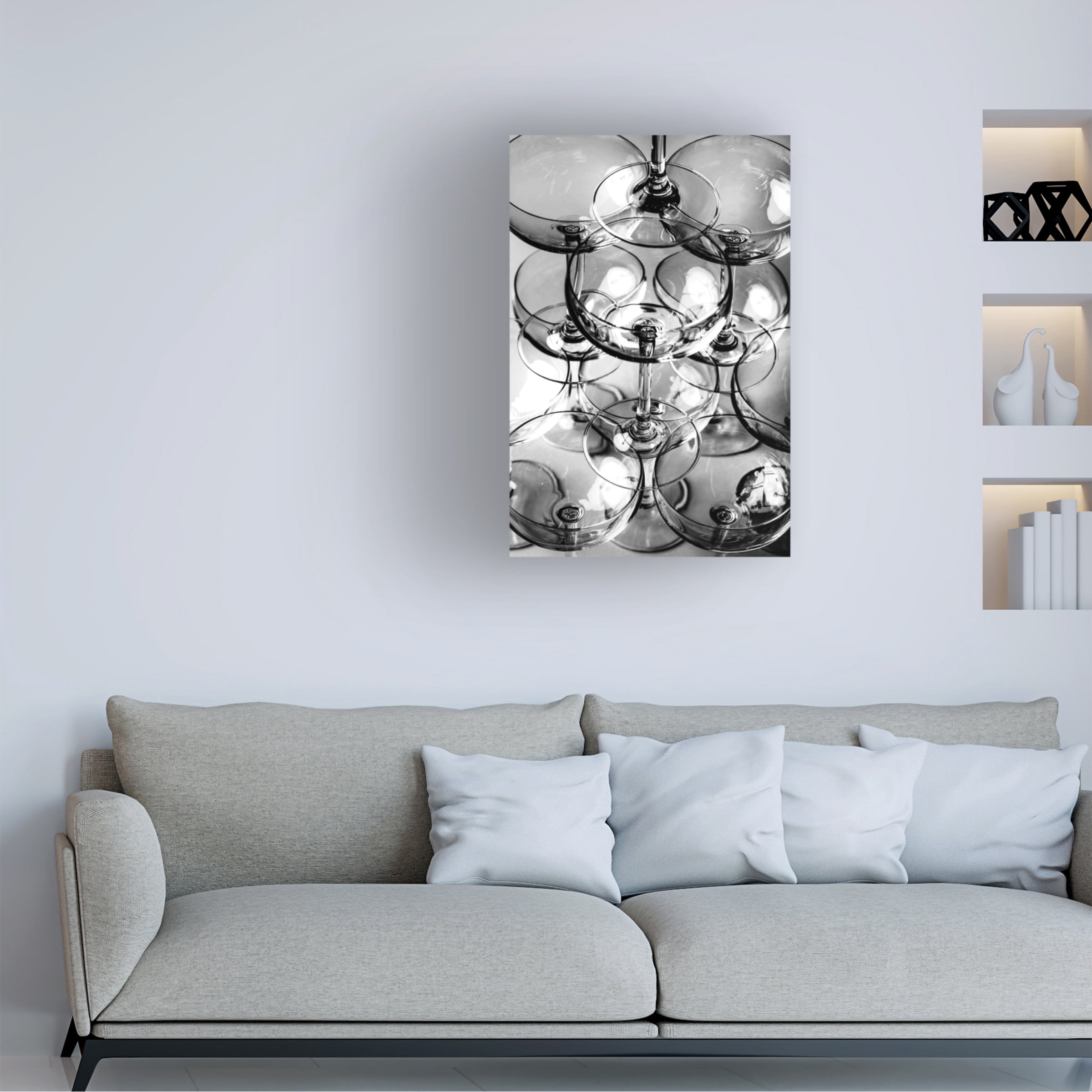 Pictufy Studio III 'Champagne Tower 8' Canvas Art
