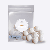 Roses Natural Natural Toilet Cleaner Tablets/Pods, Citrus 8 Count