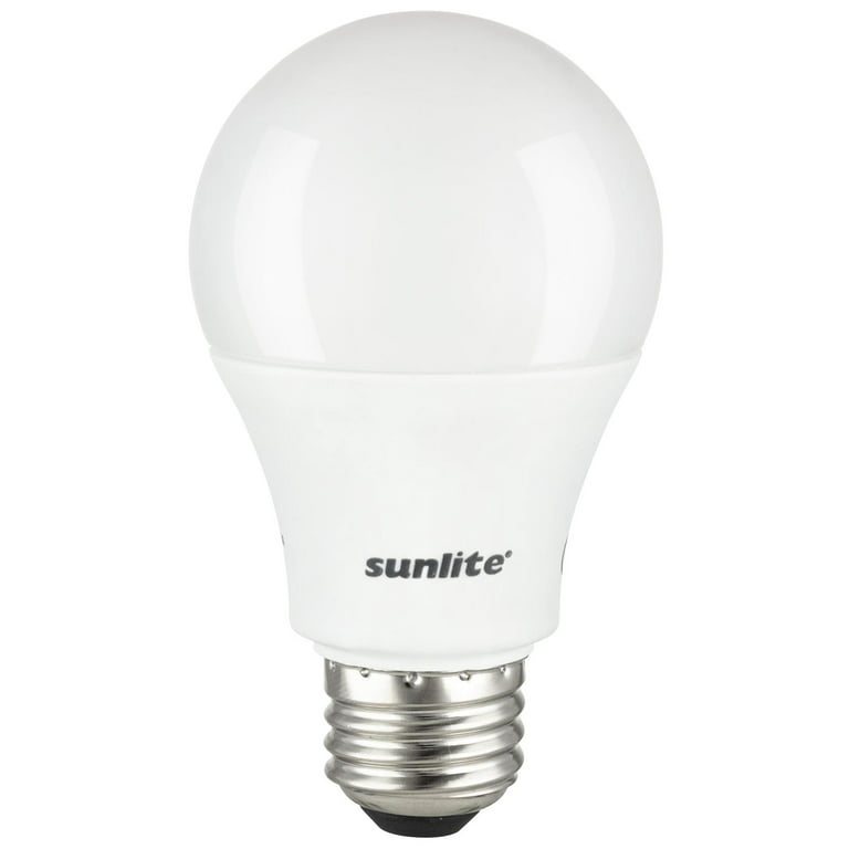24-Pack Sunlite LED 220V A19 High Voltage Bulbs, 10 Watts (60W Equivalent),  5000K Super White, Non-Dimmable, 800 Lumens, RoHS Compliant 