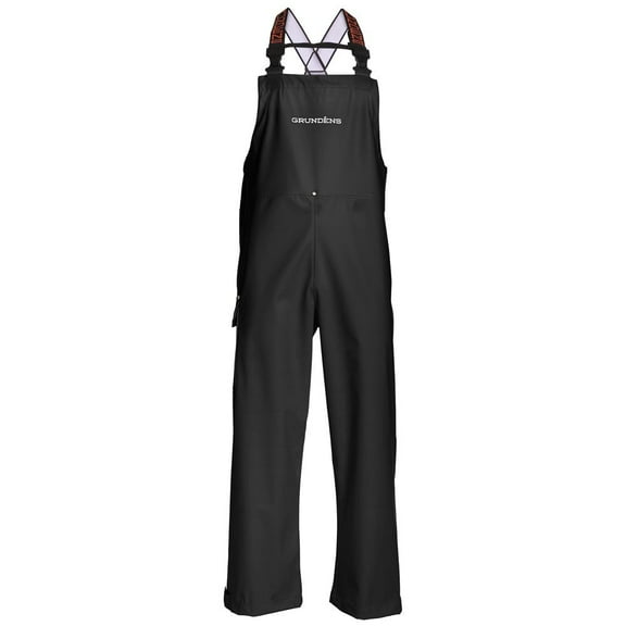 Grundens Men's Neptune 509 Black Commercial Fishing Bib Pants 10075-001