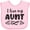 AD-Pink, variant on Inktastic I Love My Aunt Hearts Boys or Girls Baby Bib