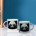 thumbnail image 6 of Coolnut 2 PCS 400ML Ceramic Coffee Mugs for Men Women, Panda with a hacker theme Great Cup for Cocoa, Tea, Office, Home, Engagement Gifts, 6 of 7