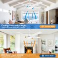 thumbnail image 5 of meconardinc 52" Modern Ceiling Fans with Lights and Remote, LED Dimmable - N/A White, 5 of 5