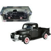 1940 Ford Pickup Matt Black 1/18 Diecast Model Car by Motormax