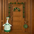 thumbnail image 2 of Porch Goose Outfits 23", St Patrick's Day Shamrock Goose Outfit Lawn Porch Goose Clothes 23 Inch St Patricks Day Outdoor Patio Yard Lawn Art Decoration, 2 of 4