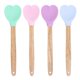 thumbnail image 5 of Love espátula de silicona, mango de madera, espátula de silicona, utensilios de cocina 4 piezas, 5 of 12