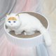 thumbnail image 5 of Cartón rascador para gatos, almohadilla para rascar, cama para rascar gatos, tablero de reciclaje duradero para protección de muebles, cuenco rascador para gatos, entrenamiento para gatos y gatit, 5 of 5