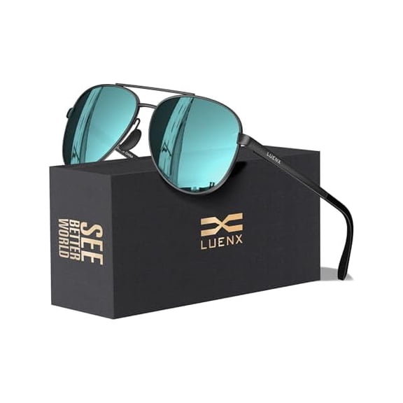 Aviator Sunglasses for Men Women Polarized - UV400 Protection, Stylish Shades, Driving, Outdoor Activities