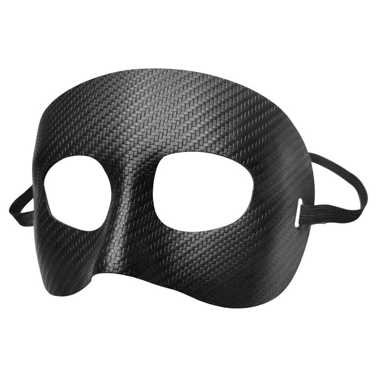 Baoblaze Sports Nose Guards Face Guard for Broken Nose Face Protection Basketball Full Faces Black Rope, Size: Medium