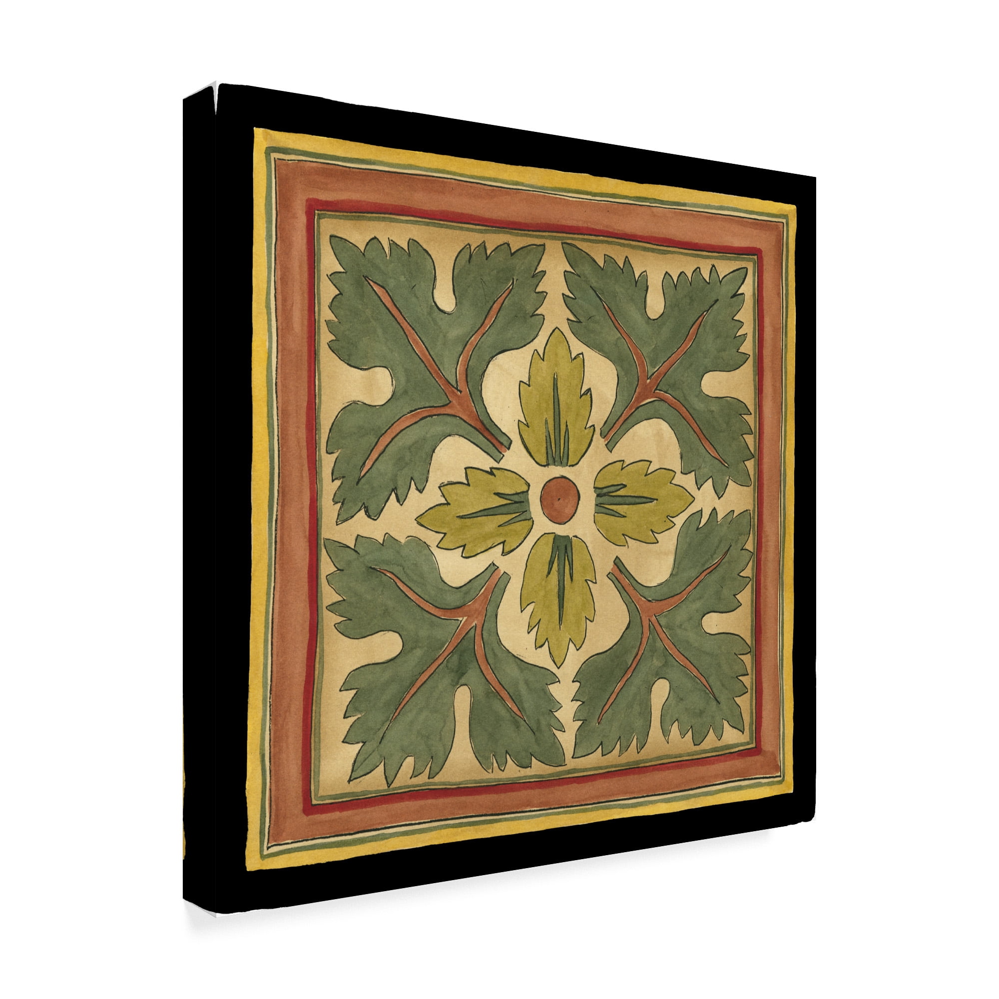 Trademark Fine Art 'Art sand Crafts Leaves III' Canvas Art by Jennifer Goldberger