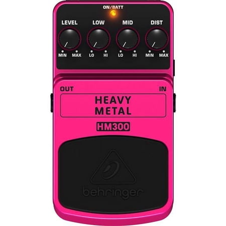 Behringer HM300 Heavy Metal Distortion Effects Pedal