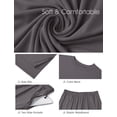 thumbnail image 5 of MINTREUS Lounge Sets for Women Knit Short Sleeve Tops and Long Pants Soft Comfy Pajamas Set Oversized 2 Piece Outfits S-4X, 5 of 8