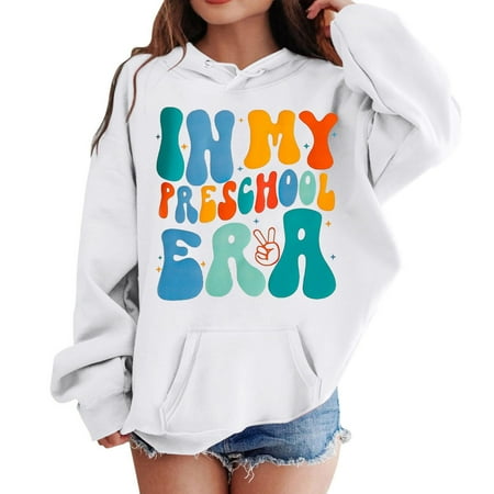 

Cute Hoodies with Pockets for Teen Girls Angry Girl Hoodie Kids Girls Sports Shirt Boy Girl First Day Of School Casual Hoodie Pullover In My Preschool Shirt Kindergarten Hooded Sweatshirt With Pocket