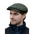 thumbnail image 5 of Mucros Weavers Men's 100% Wool Tweed Flat Kerry Flat Cap Made in Ireland, 5 of 6