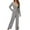 Gray, variant on lulshou Jumpsuits for Women, Women's Summer Casual Lace Stitching Sexy V-neck Jumpsuit Waistband Jumpsuit Women's Jumpsuits, Rompers & Overalls, Gray XXL
