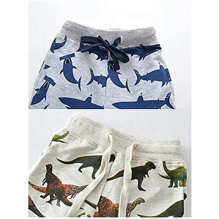 

Baby Boy Jogging Pants Animal Print Drawstring Stretch Pants Christmas Outfit
