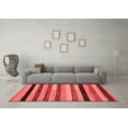 thumbnail image 3 of Ahgly Company Machine Washable Indoor Rectangle Abstract Red Modern Area Rugs, 7' x 9', 3 of 4