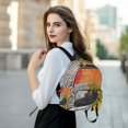 thumbnail image 6 of FORMRS Mini Backpack Purse for Women Quilted Travel Daypack Casual Shoulder Bag, Abstract Boat, 6 of 7