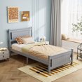 thumbnail image 5 of YLCW Wood Platform Bed Frame with Headboard / Wood Slat Support / No Box Spring Needed / Easy Assembly, Twin, 5 of 8