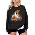thumbnail image 2 of Neewe Halloween Sweatshirts for Women Hoodies Oversized Crewneck Tops Sweaters Comfy Fall Winter Outfits Clothes 2025 Fashion, 2 of 4