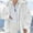 White, variant on "2022 Clearance!" Olyvenn Women Winter Warm Plush Zip Hooded Jacket Coat Top Plus Size Loose Casual White L