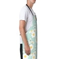 thumbnail image 3 of Naloa Floral Daisy Apron Kitchen Aprons with Pockets for Women Men Chef, 3 of 8