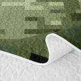 thumbnail image 5 of Erosebridal Green Camo Pixel Bed Spread Queen,Rustic Camouflage Queen Coverlet Set For Boys,3-Piece, 5 of 7