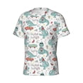 thumbnail image 3 of Rocae Music Lover Dinosaur for Men's Moisture-Wicking Crew Tee - T-Shirt for Sports, Outdoor Activities, and Casual Wear3X-Large, 3 of 9