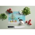 thumbnail image 3 of Carolines Treasures CK3525LCB Boston Terrier Christmas Tree Glass Cutting Board Large, 12H x 16W, multicolor, 3 of 4