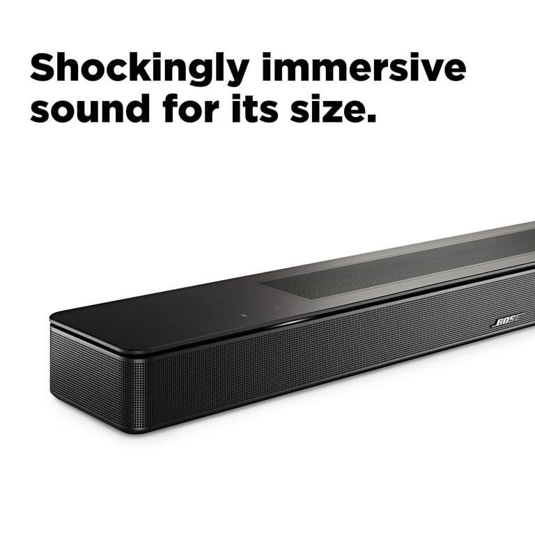 Bose Smart Soundbar 600 TV Wireless Bluetooth Surround Sound Speaker  System, Black