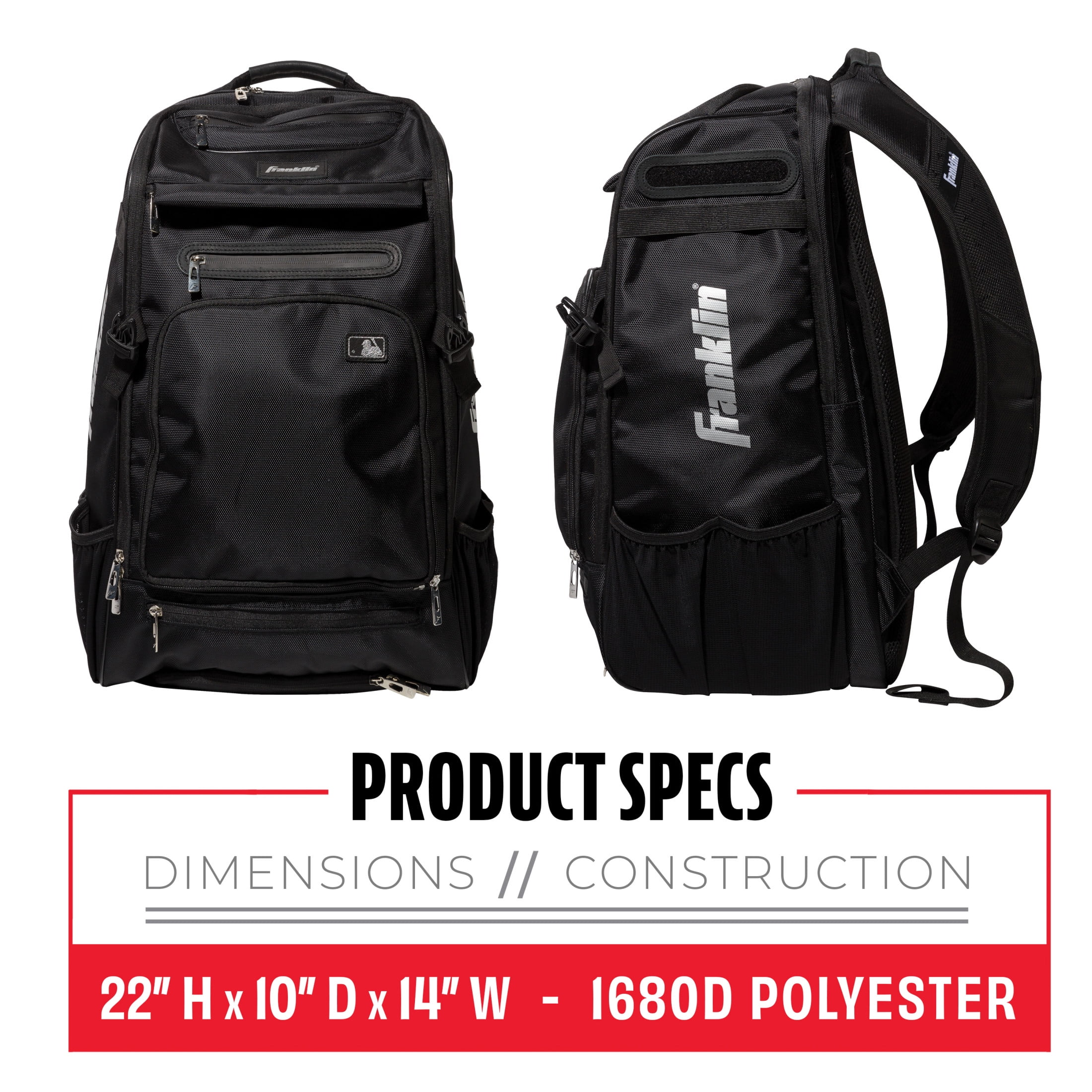 パネライ 希少 Franklin Sports Adult - Backpack Baseball Elite Traveler MLB バッグ