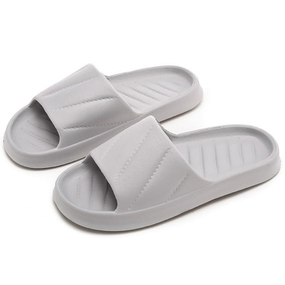 Latrodar Bedroom Slippers Women Retro Comfort Casual Womens Summer Sandals EVA Shower Shoes Platform Heels Slides Beach Slip on Sandals Outdoor Breathable Cushion Slippers for Older Women