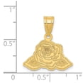 thumbnail image 3 of 14k Yellow Gold Laser Cut Charm, 3 of 4