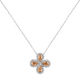 thumbnail image 3 of Collar para Mujer de Plata .925 con Zirconia Cúbica, LuckyLy Cadena y Dije Floral Brillante – Joyería Ideal como Regalos para Mamá y Regalos para Mujer Navidad y Cumpleaños, Modelo Aina beige, 3 of 6