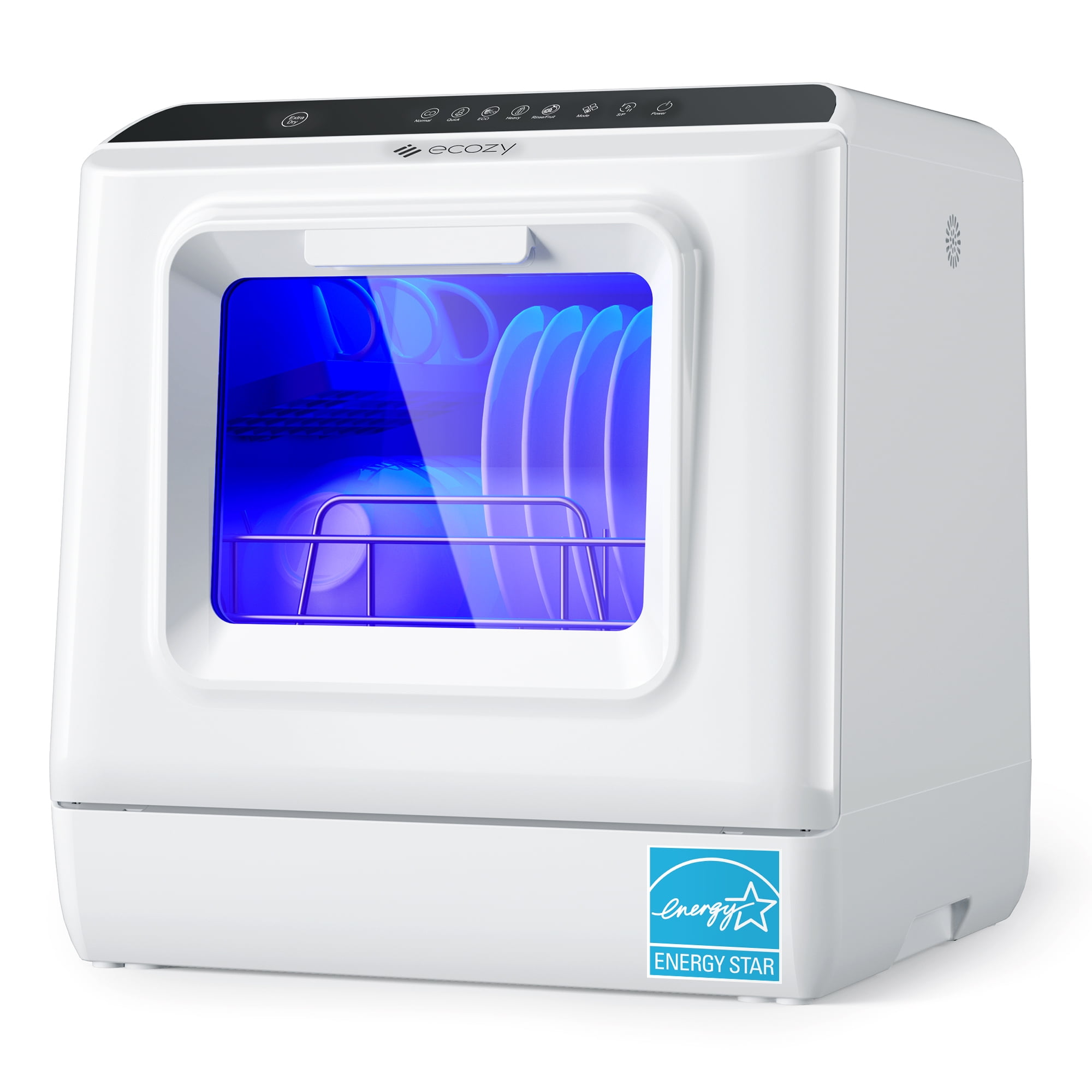 ecozy Countertop Dishwasher Portable with a Builtin 5L Water Tank, No