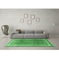 thumbnail image 3 of Ahgly Company Indoor Square Persian Emerald Green Traditional Area Rugs, 8' Square, 3 of 4