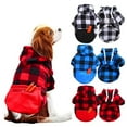 thumbnail image 2 of Billuyoard Ropa para perros engrosamiento pequeño encantador resistente al frío perros Sudadera con capucha poliéster de moda Ropa para mascotas Blanco negro, 2 of 6