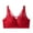 Red, variant on cfhntfmh Women's Wireless Bralette Comfort Lace Bra Full Coverage Unpadded Bra Everyday Solid Bra for Ladies