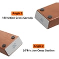 thumbnail image 4 of Auch Knife Sharpener Tool, Rolling Knife Sharpener Kit, Knife Sharpening with Ceramic for Steel of Any Hardness, Kitchen Knife Sharpener with 15 & 20 Degree Magnetic Angle (Knife Sharpener), 4 of 6