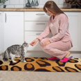 thumbnail image 3 of Gold and Black Of Leopard Print Kitchen Rugs Sets Of 2,Anti Fatigue Kitchen Mat Rugs Non Slip Washable,Decorative Kitchen Floor Mats for Kitchen,Sink,Laundry,17"x30"+17"x47", 3 of 7