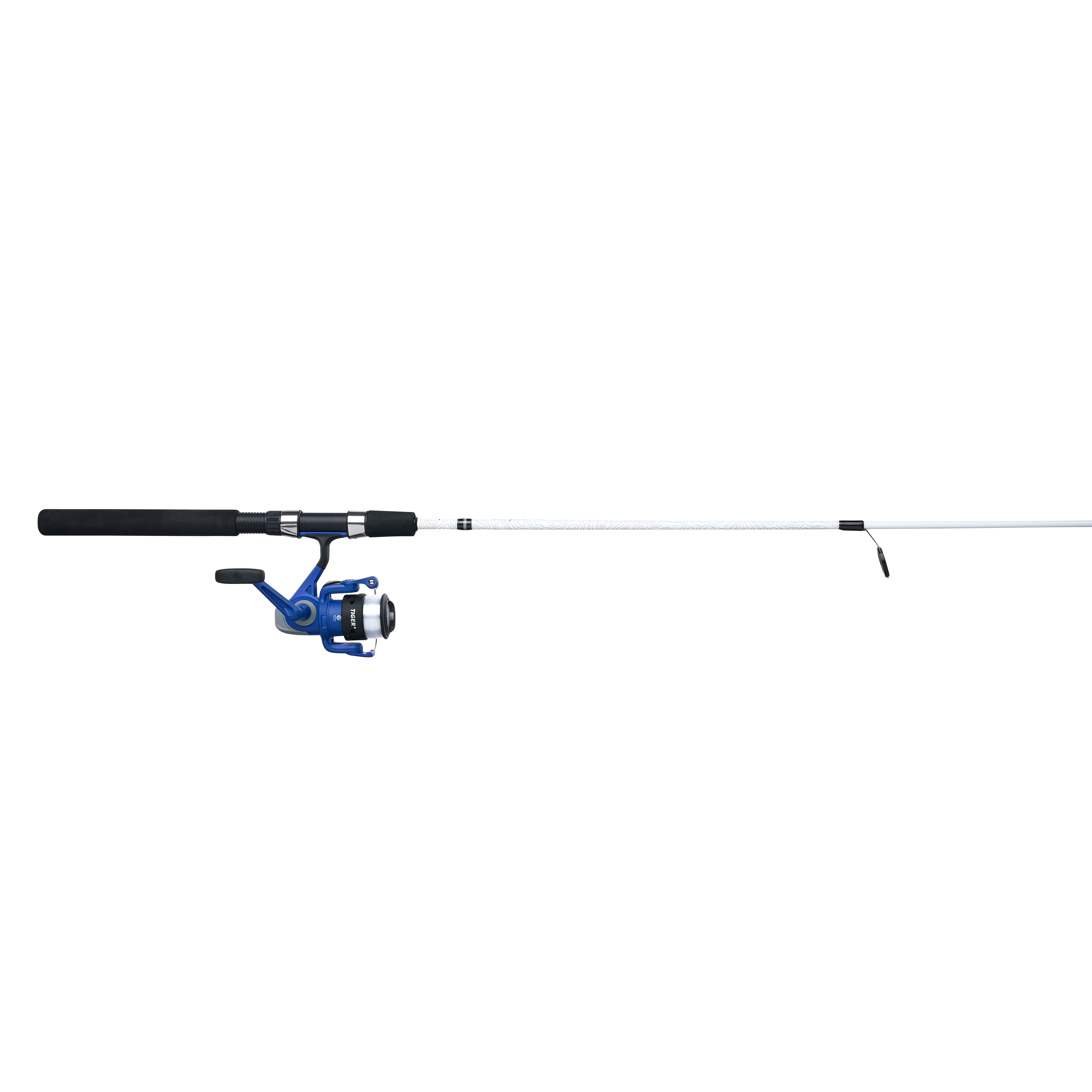 Shakespeare Tiger Spinning Combo, 9' 2-pc Medium Heavy Fishing Rod, 60-Size Reel