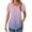 505_Pink, variant on Texiao Women's Solid Color Casual Round Neck Pleated Line Chest Petal Short Sleeve T Shirt Top Blouse