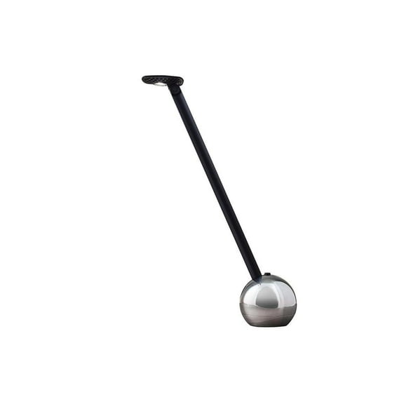Adesso Home ADS360 Kiu Metal LED Desk Lamp in Chrome and Black
